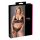 Cottelli Plus Size - set sutien din dantelă fină (negru)  - XXL