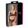 Cottelli Plus Size - Lingerieset van fijne kant (zwart) - XXL