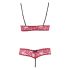 Cottelli - Set Reggiseno Seducente in Pizzo (rosso)