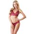 Cottelli - Lace Bra Set (Red)  - M