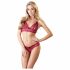 Cottelli - Lace Bra Set (Red)  - L