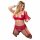 Cottelli Plus Size - Red Versatile Lingerie Set  - 90E/XL