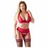 Cottelli Plus Size - Red Versatile Lingerie Set  - 90E/XL