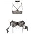 Cottelli Bondage - Lace Lingerie Set (5-Piece)  - M