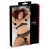 Set di intimo sexy in pizzo con perle - Cottelli Taglie Forti (nero)