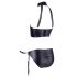 Cottelli Bondage - Glossy Lift-up Set with Handcuffs (Black)  - XL