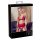 Abierta Fina - funkelnede Ketten-Dessous-Set (rot)  - M