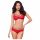 Obsessive 860-SET-3 - Strappy Rose Lace Bra Set (Red)