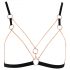 Cottelli - Chain Decorative Body Harness - 2 Piece (Black)  - M