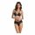 Set bikini din dantelă Passion Eco Kerria (negru)