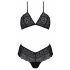 Kerria Lace Bikini Set (Black)