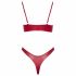 Cottelli Party - Shiny Bra Set (Red)