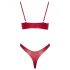 Cottelli Party - Shiny Bra Set (Red)