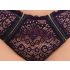 Cottelli Curves Plus Size - Transparent Patterned Bra Set (Purple)