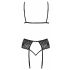 Zoenbaar - lingerie set (zwart) - L/XL