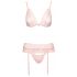 Kissable - kant lingerie set (roze)