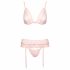 Kissable - kant lingerie set (roze)