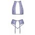 Set Intimo in Pizzo Perlato Kissable (Viola)