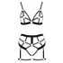 Cottelli - Two-piece body harness set (black)  - M