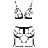 Cottelli - Two-piece body harness set (black)  - L