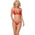 Obsessive 838-SET-3 - Ensemble soutien-gorge en dentelle (rouge)