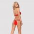 Obsessive 838-SET-3 - Ensemble soutien-gorge en dentelle (rouge)