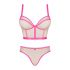 Obsessive Nudelia - bh set (natur-rosa) - S/M