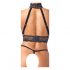 Abierta Fina - Open Chain Lingerie Set (Black)