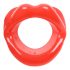 Ida Leather - Open Mouth Gag (Red)