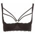 Cottelli Plus Size - Strappy, Ringed Push-Up Bra (Black)