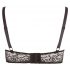 Cottelli Plus Size - strapless ring bra (black)