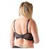 Cottelli Plus Size - Strappy, Ringed Breast Lifter (Black) - 90D