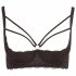 Cottelli Plus Size - Strappy, Ringed Push-Up Bra (Black)  - 90D