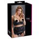 Cottelli Plus Size - sutien cu bretele și inele (negru)  - 95E