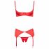 Cottelli - Heart Open Bust Set (Red)