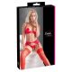 Set di Lingerie Rosso con Cuoricino e Reggiseno Aperto Cottelli  - 85C/L