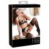 Abierta Fina - ensemble de lingerie avec strass (noir) - 80B/M