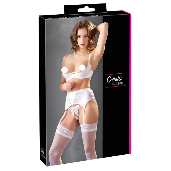 Set Biancheria Intima Sensuale Con Corsetto e Pizzo Cottelli  - 80B/M