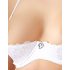 Cottelli - ensemble corset à lacets en dentelle (blanc) - 85B/L