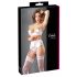 Cottelli - Lace Corset Lift Set (White)  - 85C/L