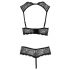 Cottelli - Open Bra Set (Black)