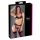 Cottelli - open kant lingerie set (zwart)