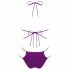 Obsessive Balitta - Shiny Halter Neck Bikini (Purple)