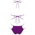 Obsessive Balitta - Shiny Halter Neck Bikini (Purple)