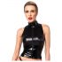 Shiny Zipper Top (Black)  - M