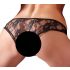 Cottelli - Open Hip Panty (Black) - L