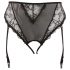 Cottelli Plus Size - Lace Garter Belt Panty (Black)