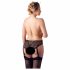 Cottelli Plus Size - Lace Garter Panties (Black)  - XXXL