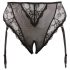 Cottelli Plus Size - Lace Garter Belt Panty (Black) - XXXXL