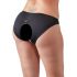 Slip Aperto in Pizzo Taglie Forti Cottelli - Nero